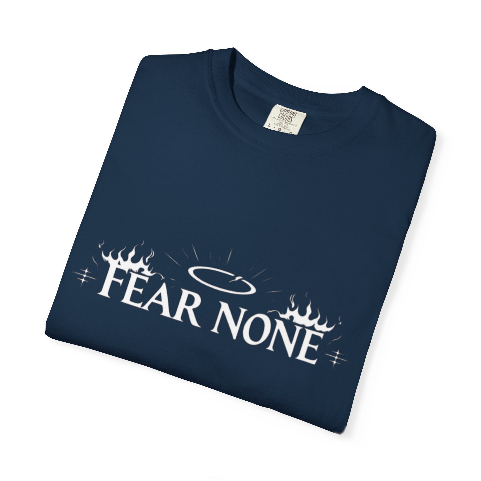 Heavenly 'Fear None' Graphic T-Shirt — Vintage Cream Tee