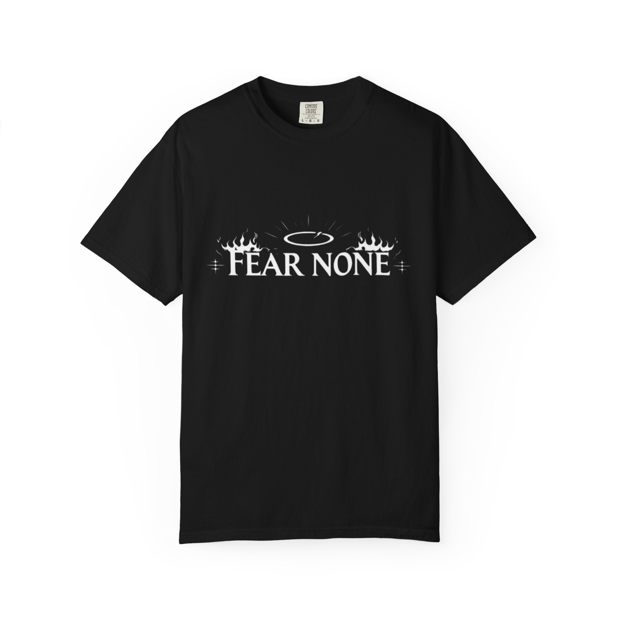 Heavenly 'Fear None' Graphic T-Shirt — Vintage Cream Tee