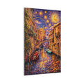 Starry Night Venice Matte Canvas Print — Stretched 1.25"